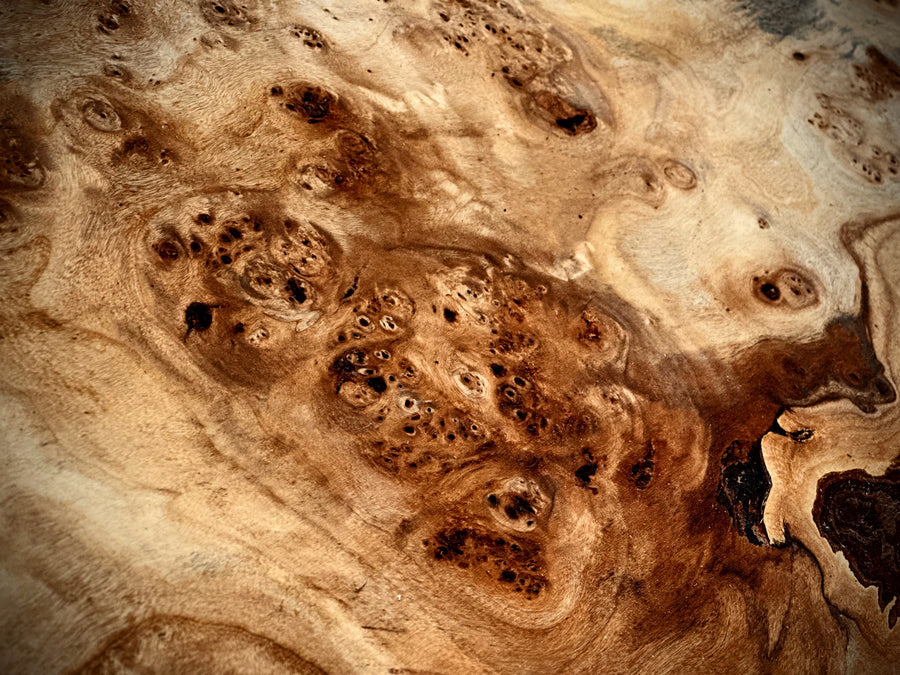 Tischplatte - Waschtischplatte Maserpappel in verschiedenen Größen