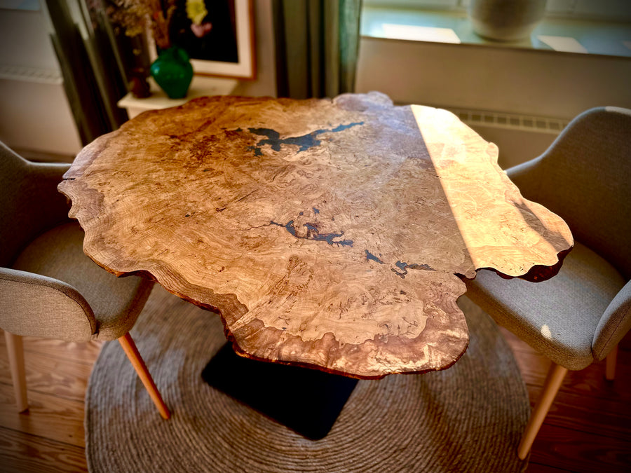 runder Esstisch Eiche / 100-120 cm Durchmesser