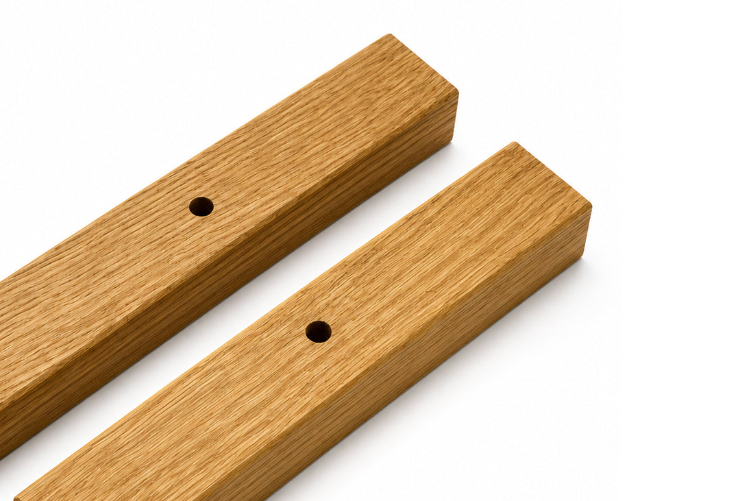 Wandregal Eiche No.01 - Struktur in Balance
