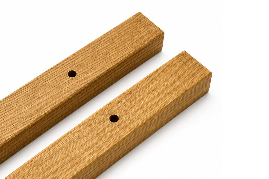 Wandregal Eiche No.01 - Struktur in Balance