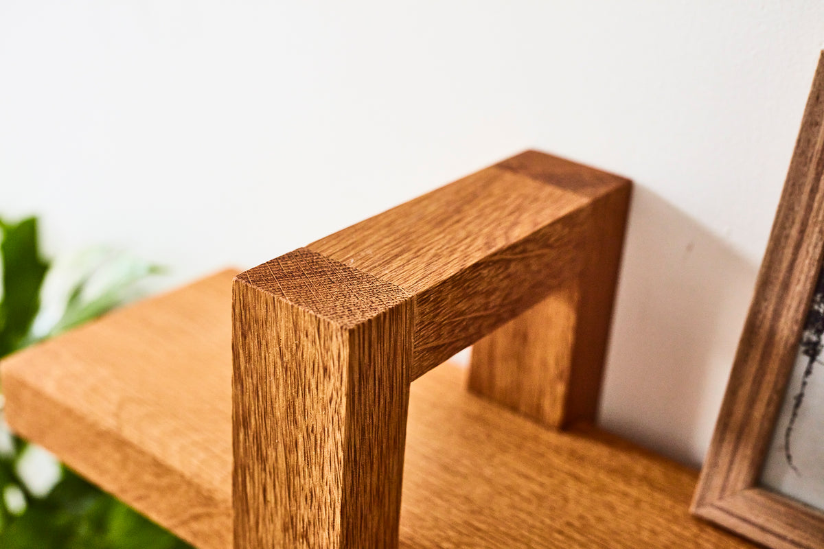 Wandregal Eiche No.11 - Regal aus Massivholz