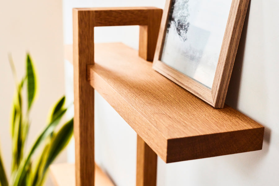 Wandregal Eiche No.11 - Regal aus Massivholz