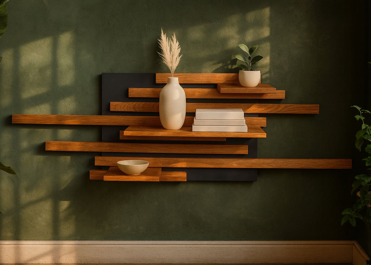 Wandregal Eiche No.1 - Regal aus Massivholz