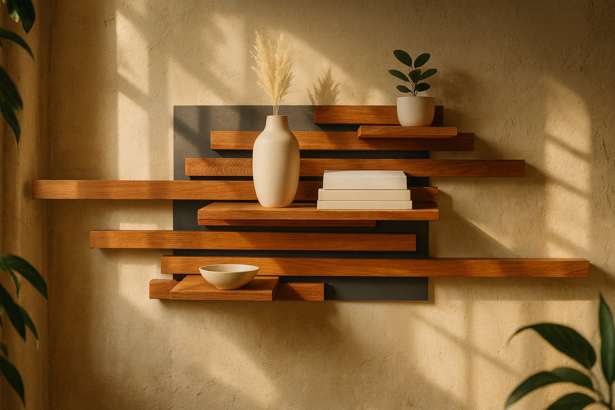Wandregal Eiche No.1 - Regal aus Massivholz