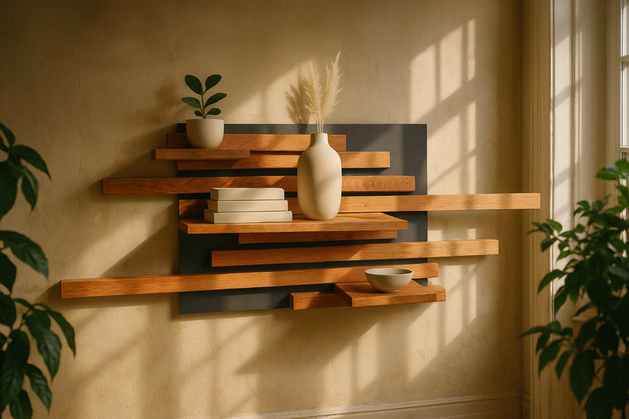Wandregal Eiche No.1 - Regal aus Massivholz