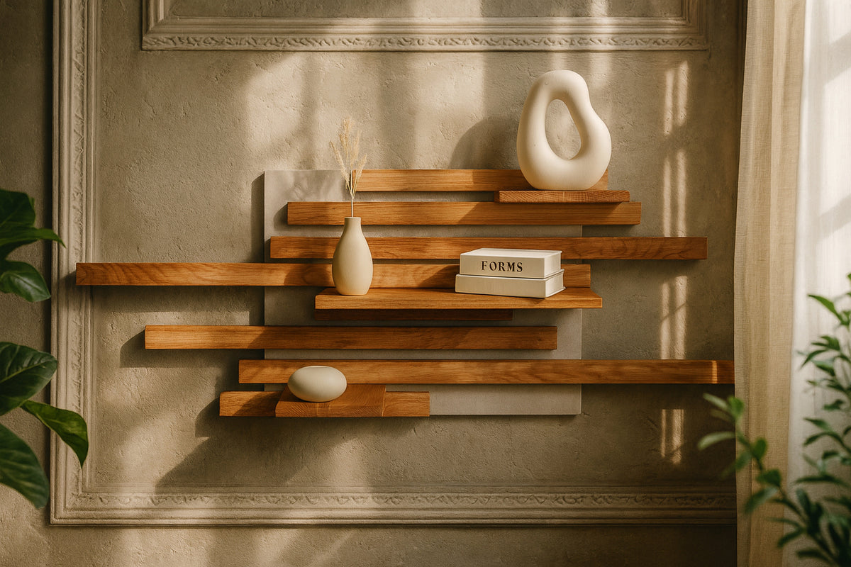 Wandregal Eiche No.01 - Regal aus Massivholz