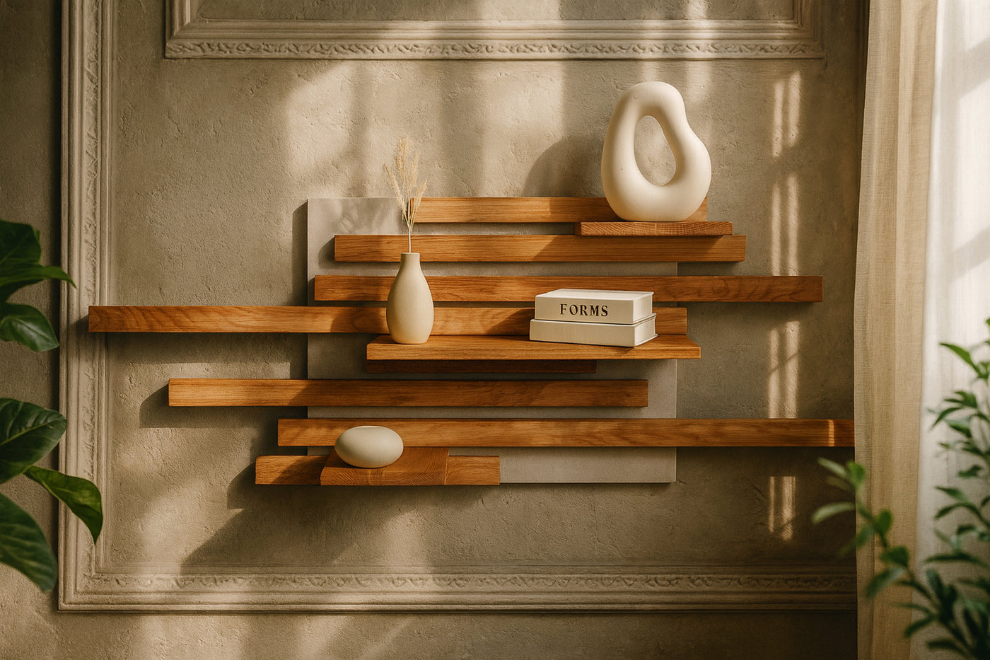 Wandregal Eiche No.01 - Regal aus Massivholz