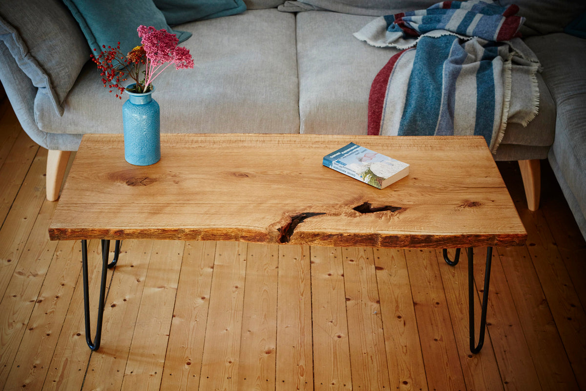 einzigartiger couchtisch eiche / sideboard / unikat