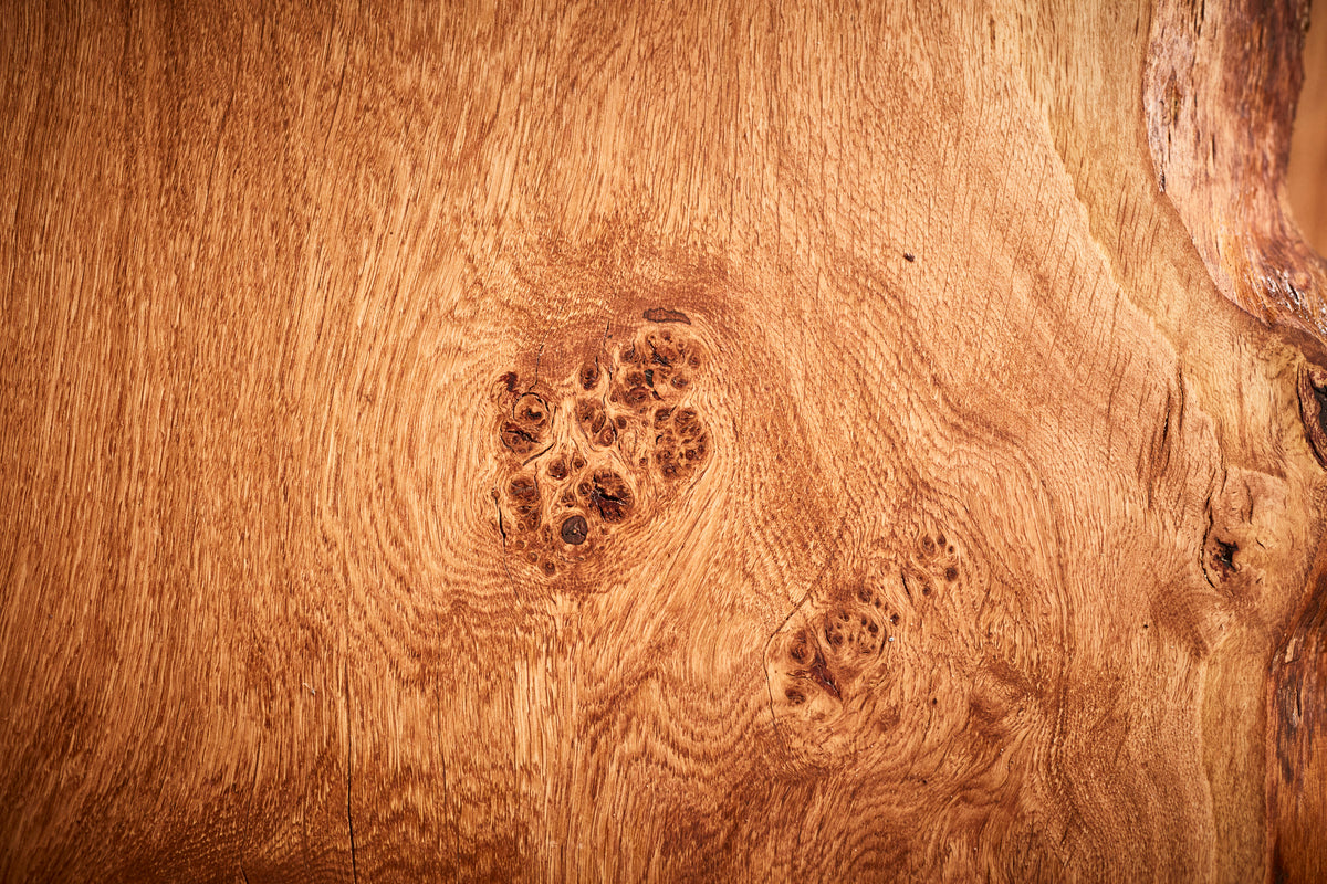 Tischplatte Roseneiche unverleimt rustikal / Waschtischplatte / Schreibtischplatte / Esstischplatte / Couchtischplatte / Unikat / Naturkante