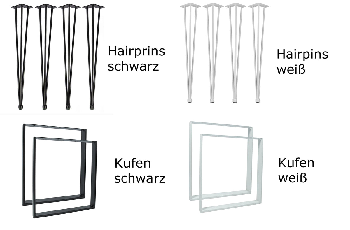 Schreibtisch aus massiver Eiche – Unikat mit Charakter - mit Naturkante