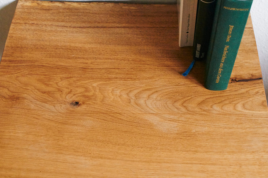 Beistelltisch Eiche / Wohnzimmertisch / Haarnadelbeine /  Unikat